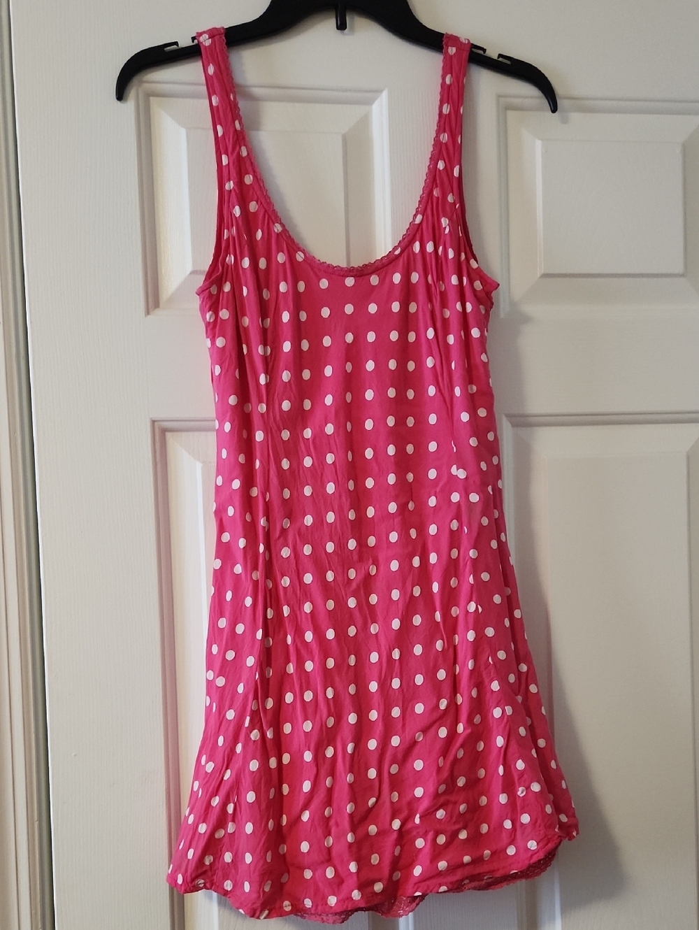 Abercrombie & Fitch Pink Polka Dot Mini Dress